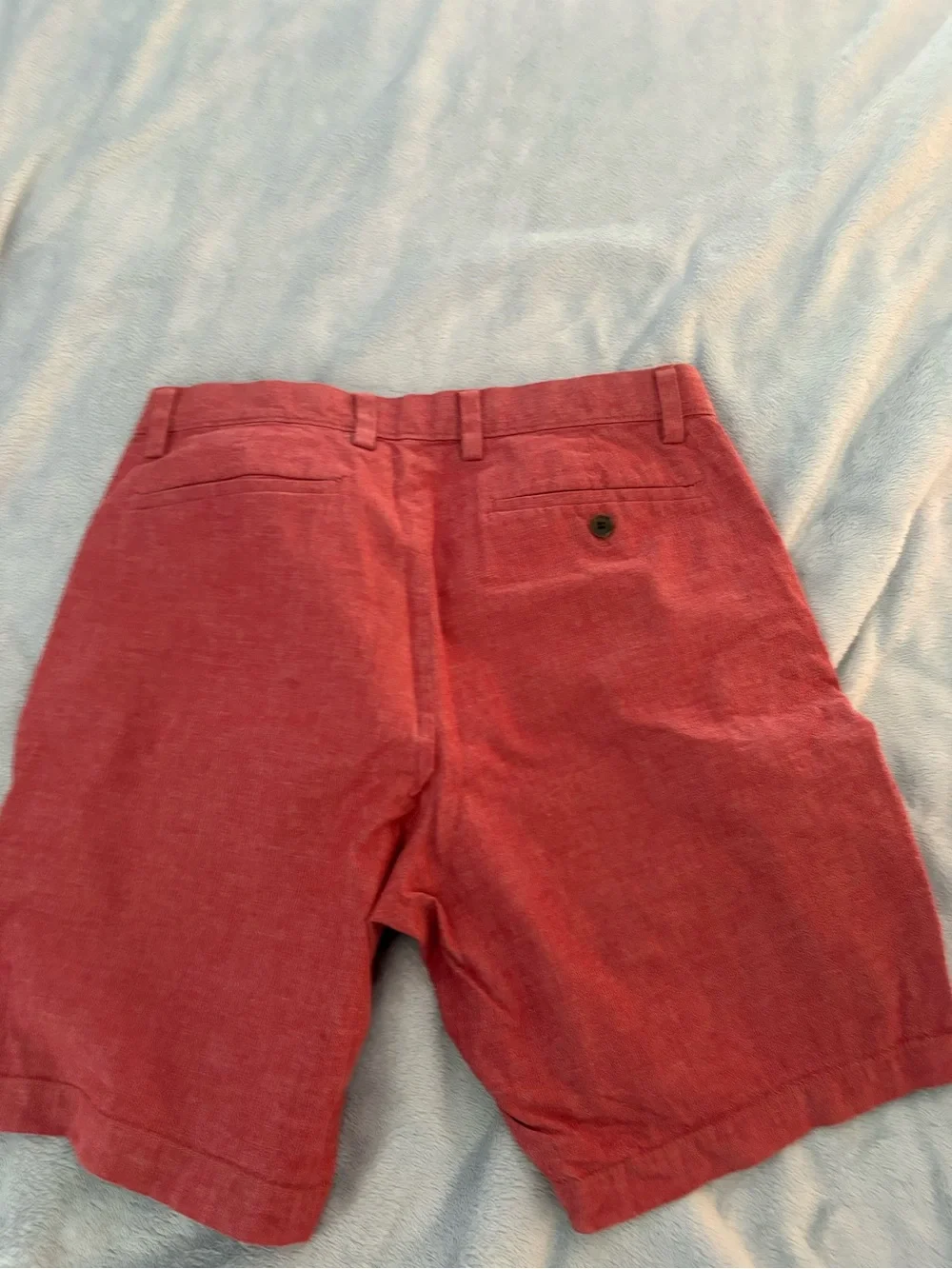 Banana Republic terra cotta Men's Flat-Front Shorts